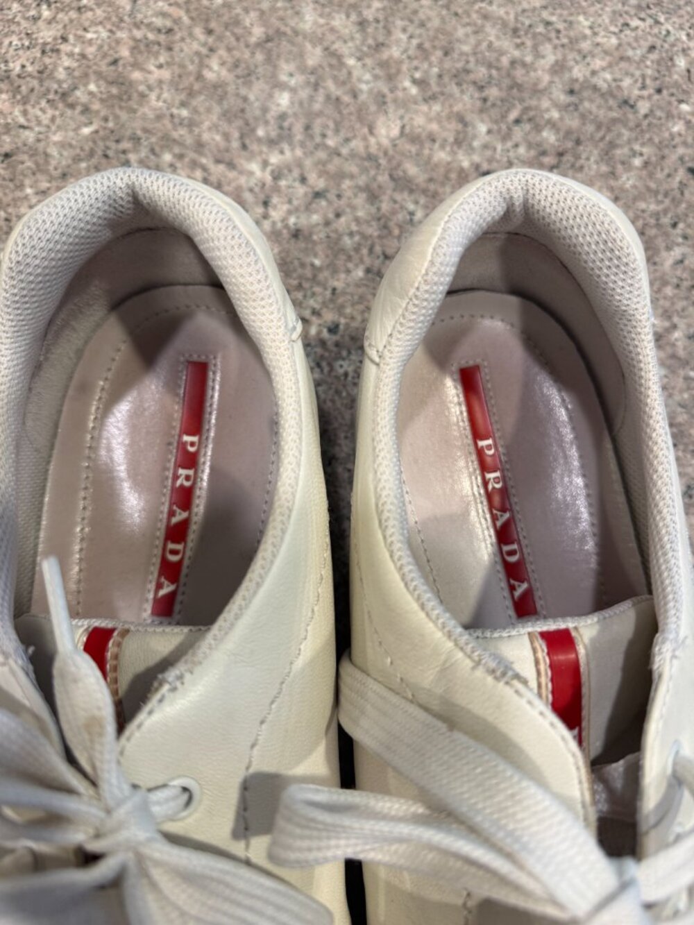 Men's white Prada Sneakers Size 11 - Picture 2 of 4